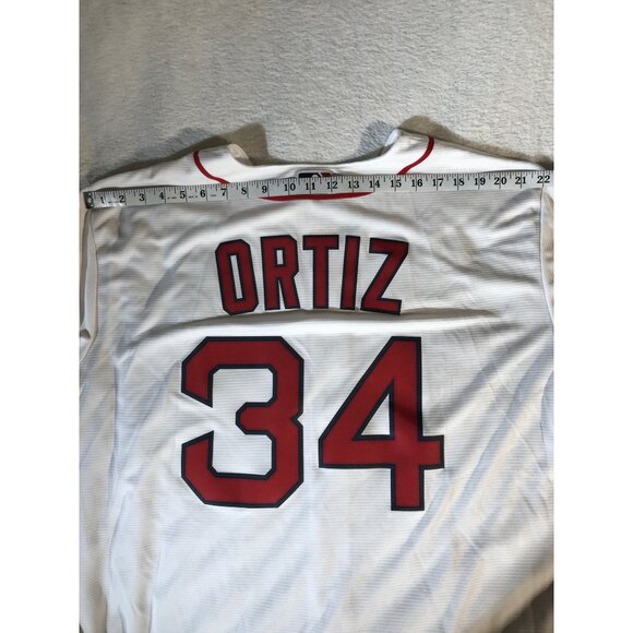 Nike MLB Mens Boston Red Sox David Ortiz Hall of Fame Jersey - Picture 8 of 12